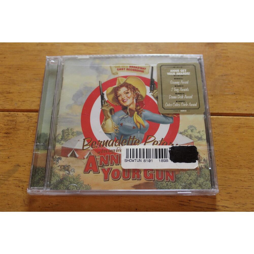 Annie Get Your Gun CD Broadway Cast Bernadette Peters Tom Wopat 1999 New Hype